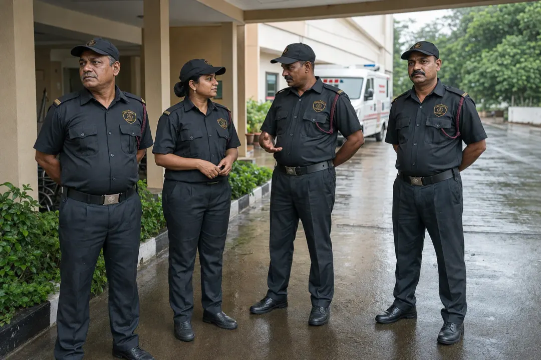 CISS guard at his post, Madhya Pradesh