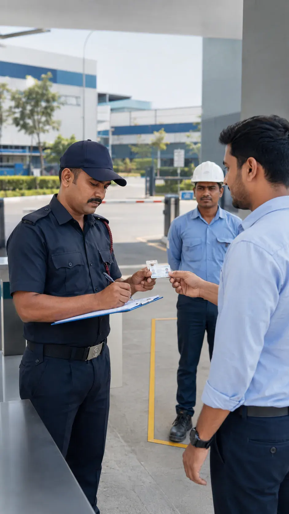 Professional CISS guard on duty in Madhya Pradesh